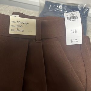 Brown Abercrombie slacks size 30 short.